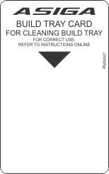 Asiga Build Tray Cleaner Cards 10 Stück