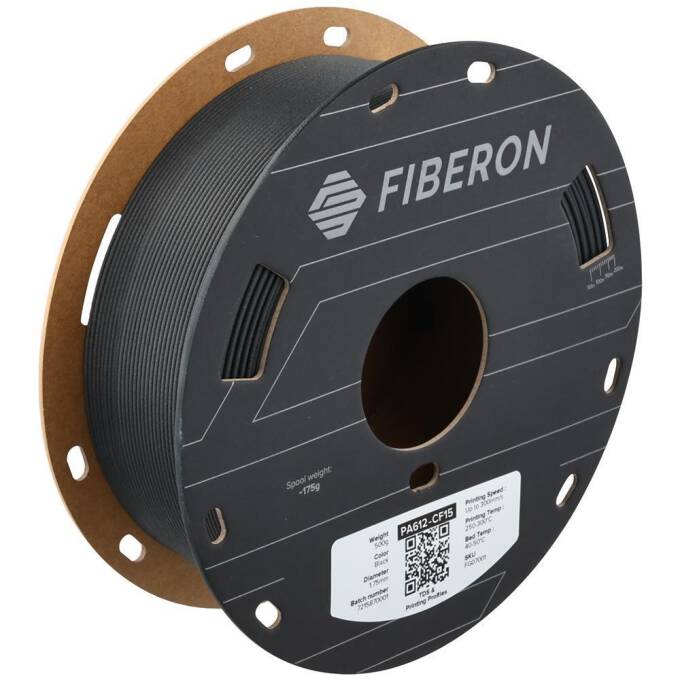 Polymaker Fiberon PA612-CF15 Black High Peformance Filament