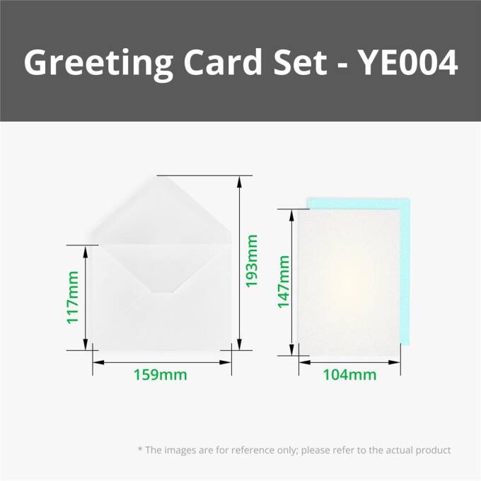 Bambu Lab Pearlescent White Greeting Card Set 2 Stück