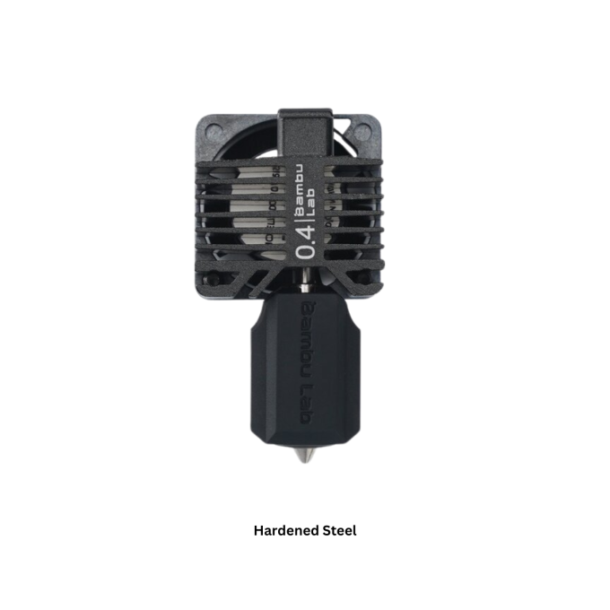Bambu Lab X1E Complete Hotend Assembly with Hardened Steel Nozzle