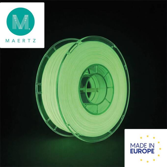 Maertz Prime PETG Glow+ Green 1,75 mm 1000 g
